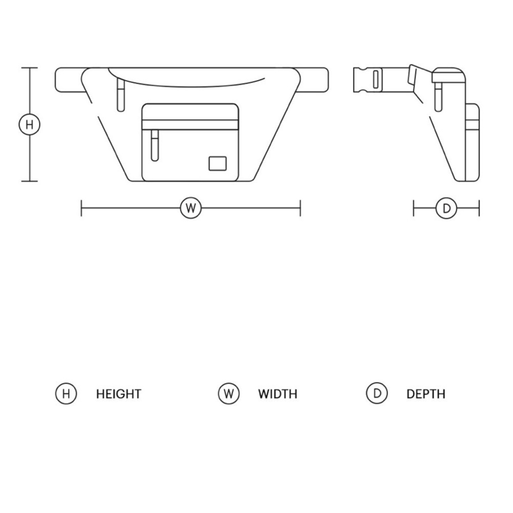 NWT Herschel Eighteen Hip Pack Crossbody Bag - Picture 7 of 8
